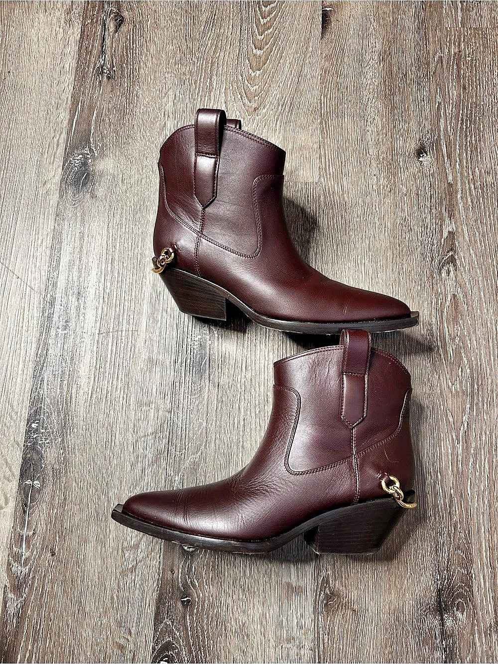 Zimmermann Duncan Low Boot Brown Ankle Boots